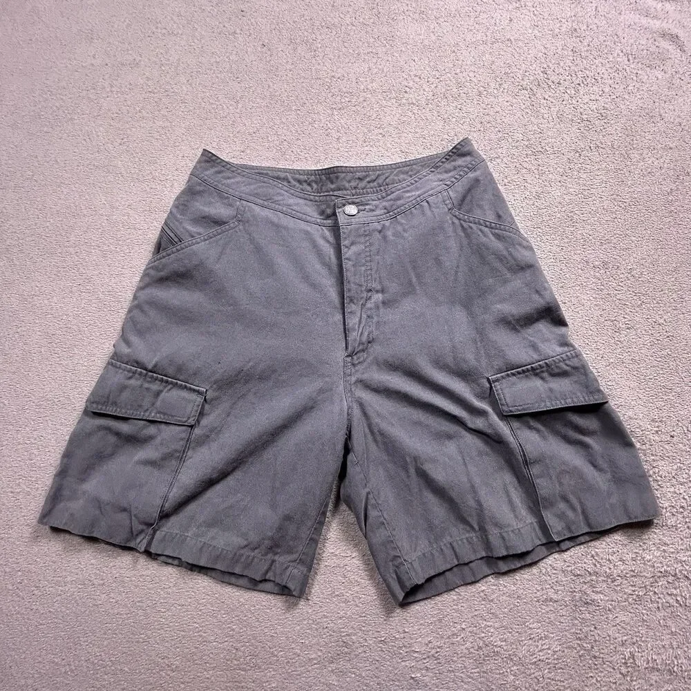 REI Cargo Shorts Womens 12 Grey Y2K Gorpcore Utility